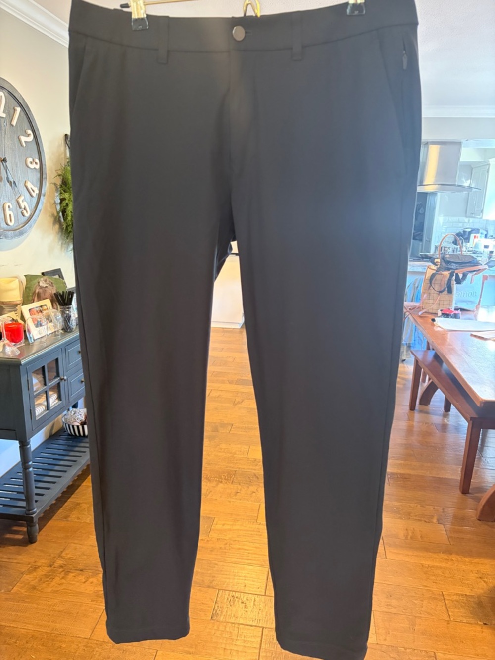 Lululemon ABC Trouser Warpstreme Slim Fit  35x30 Obsidian Color